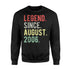 13th Birthday Gift Idea Legend Since August 2006 13 Years Old - Standard Fleece Sweatshirt